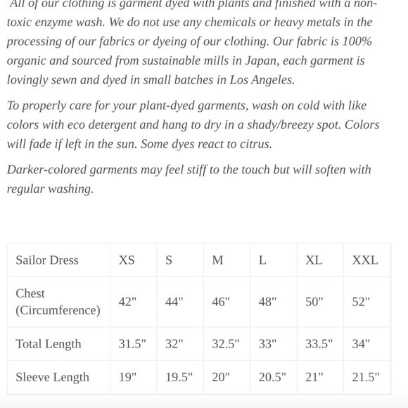 NWT Rudy Jude Indigo Sailor Dress - Picture 7 of 7